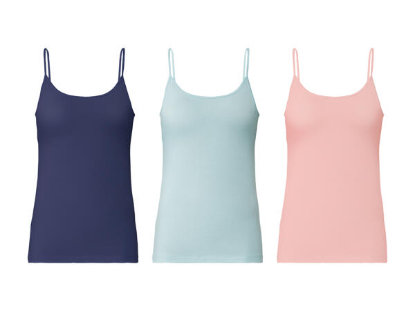ESMARA(R) Seamless top med spaghettistropper