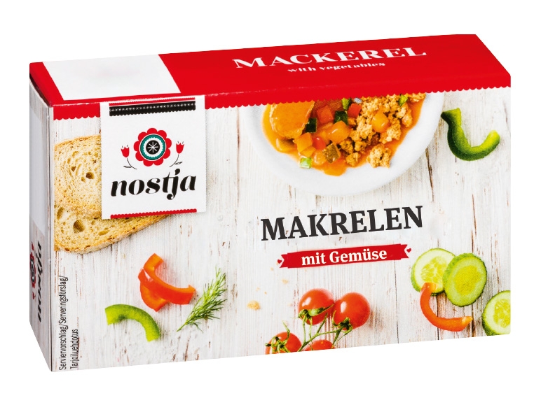 NOSTJA Makrelen mit Gemüse