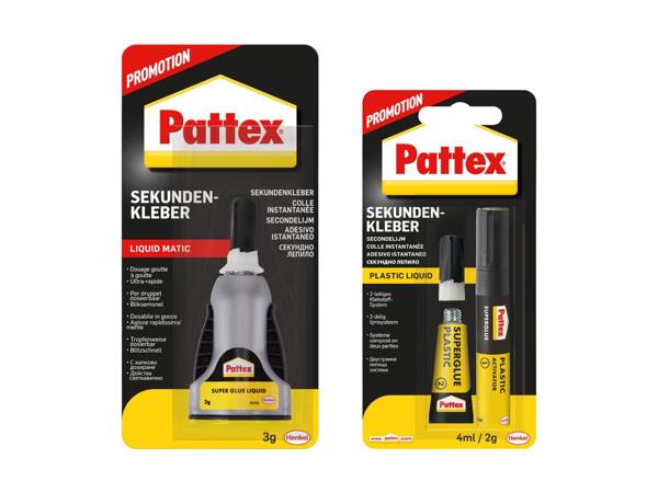 Assortiment de colles instantanées Pattex