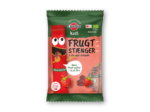 Castus økologiske frugtstænger eller Tiny People's Choice