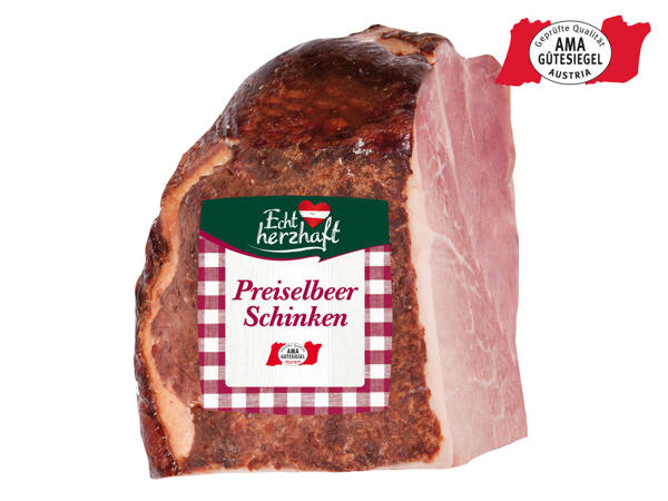Preiselbeerschinken