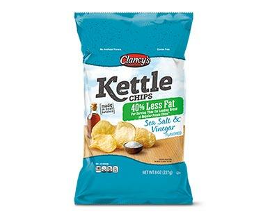 Clancy's 
 Original or Sea Salt & Vinegar Reduced Fat Kettle Chips