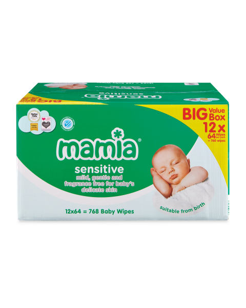 Baby Wipes Sensitive 12 Pack