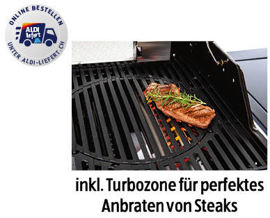 ENDERS(R) Gasgrill Boston Black 4 IK Turbo