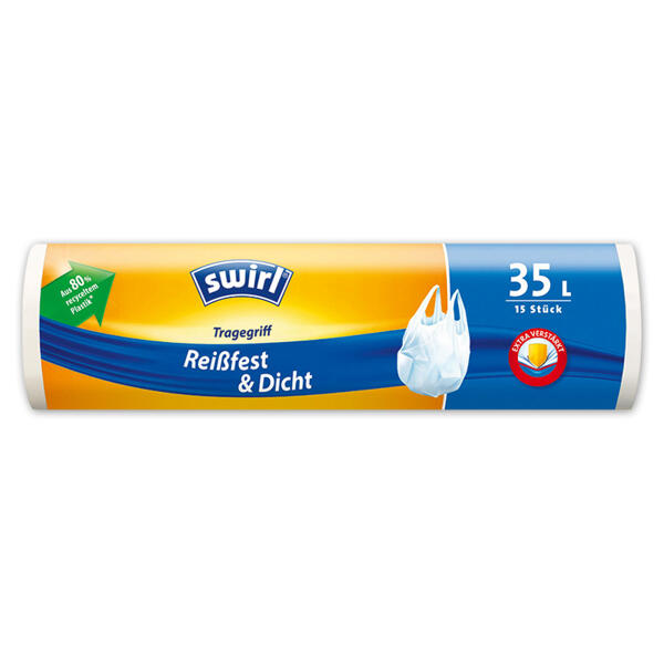 Müllbeutel mit Tragegriff