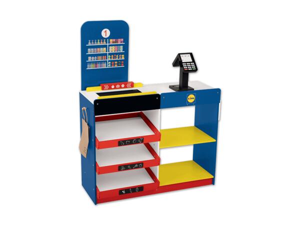 Holz-Lidl-Supermarkt