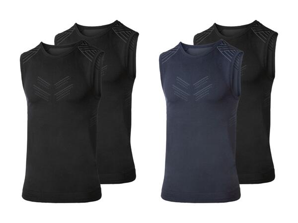 Maillots de corps de sport pour hommes, set de 2