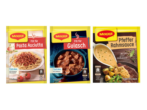 Maggi Gourmet Sauce oder Fix