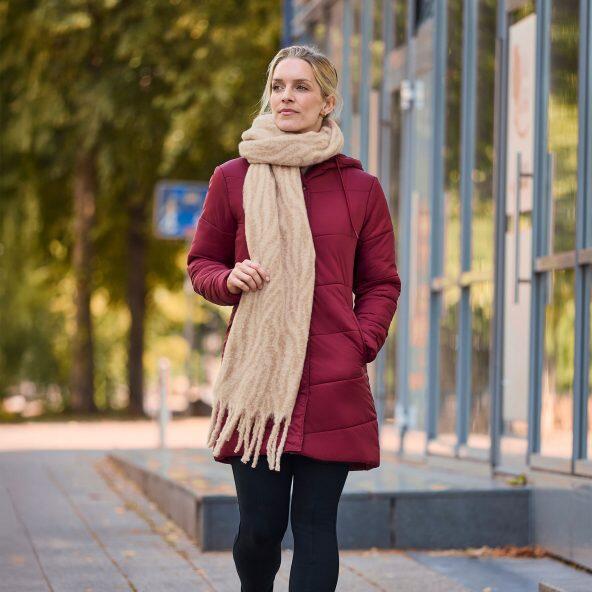 UP2Fashion(R) 				Lange Steppjacke