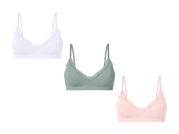 Brassière côtelée