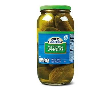 Great Gherkins
Whole Pickles