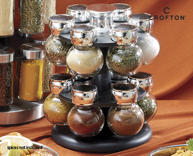 SPICE RACK SET 17PC