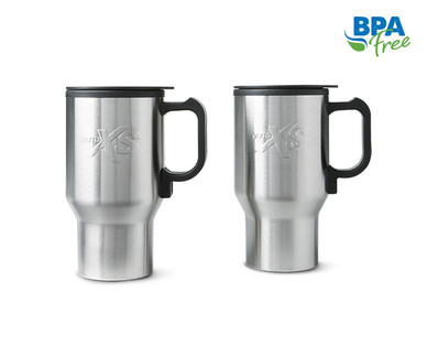Auto XS 2-Pack Heated Travel Mug