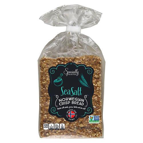 Sea Salt Norwegian Crispbread, 6.7 oz