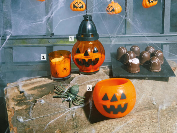 Bougie pour Halloween