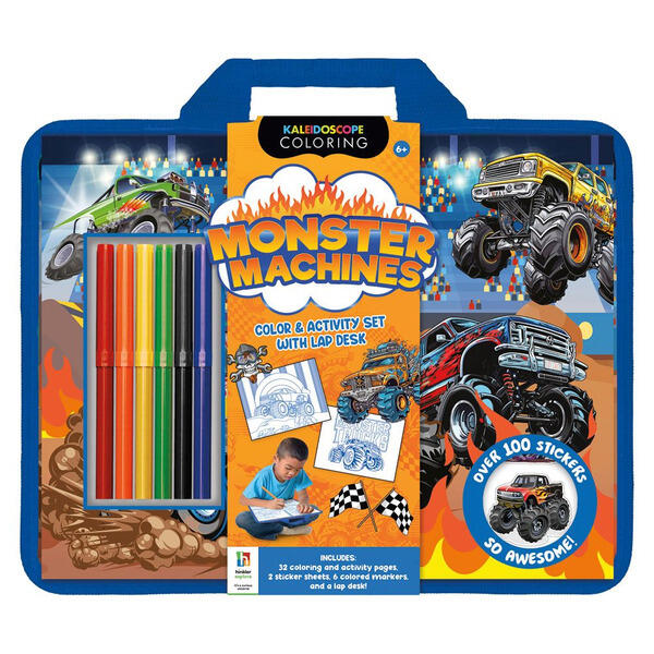 Hinkler Monster Truck Lap Desk Activity Kit