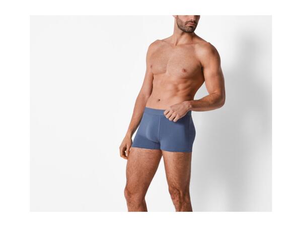 Livergy Men's Blue Boxers - 3 Pack