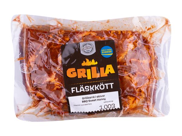 Fläskkarré i skivor