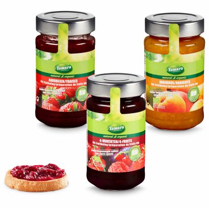Pâte à tartiner aux fruits bio