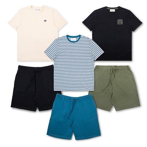 UP 2 FASHION MEN Herren-Shorty Pyjama