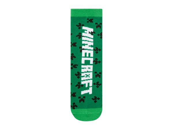 Kids' Minecraft Socks - 3 Pairs