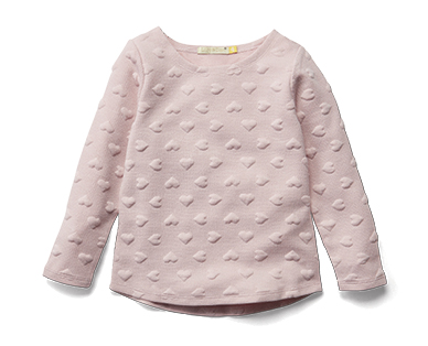 Girls Embossed Jumper