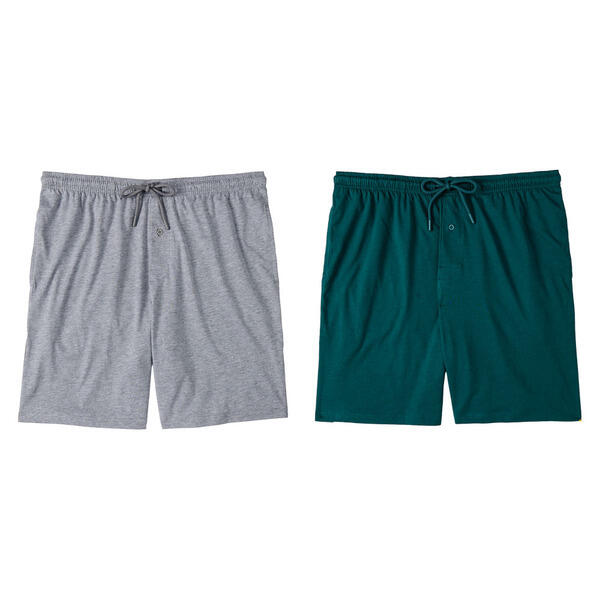 Gray/Green Shorts - L