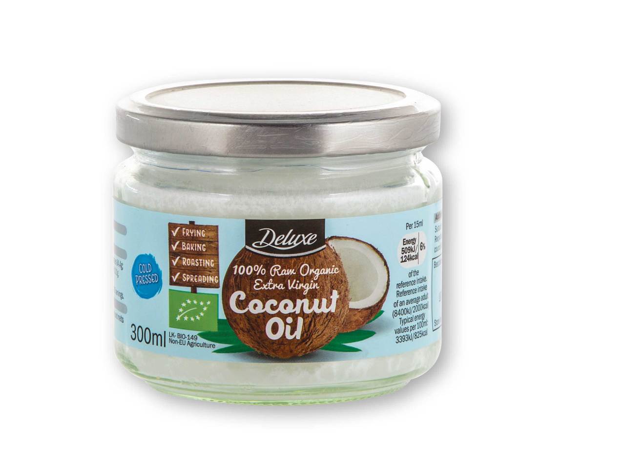 DELUXE Organic Extra Virgin Coconut Oil