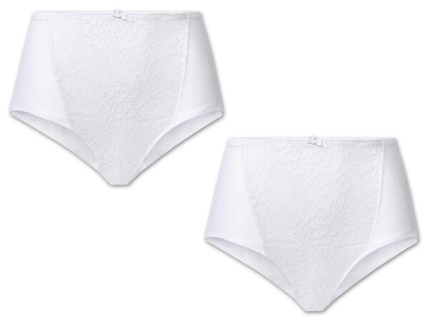 Damen Spitzen-Unterwäsche, Slip, 2 Stück