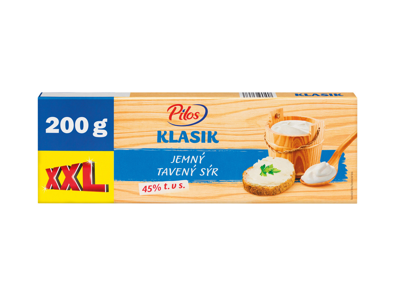 Jemný tavený sýr