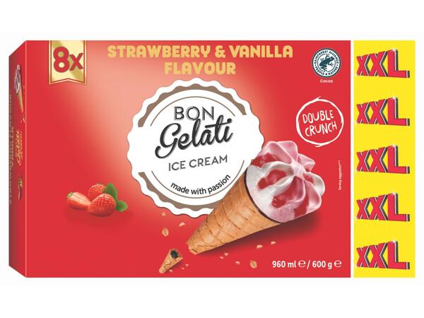 Vanilla and Strawberry Ice-Cream XXL