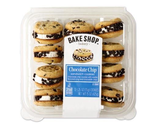 Bake Shop 
 Chocolate Chip Cookie Sandwiches