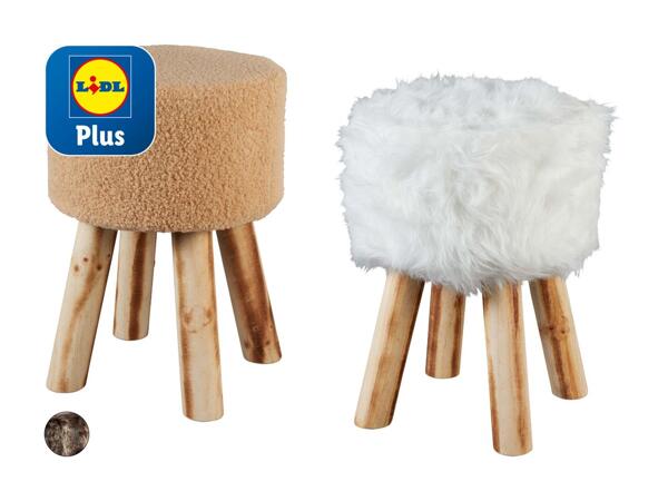 Tabouret en fourrure