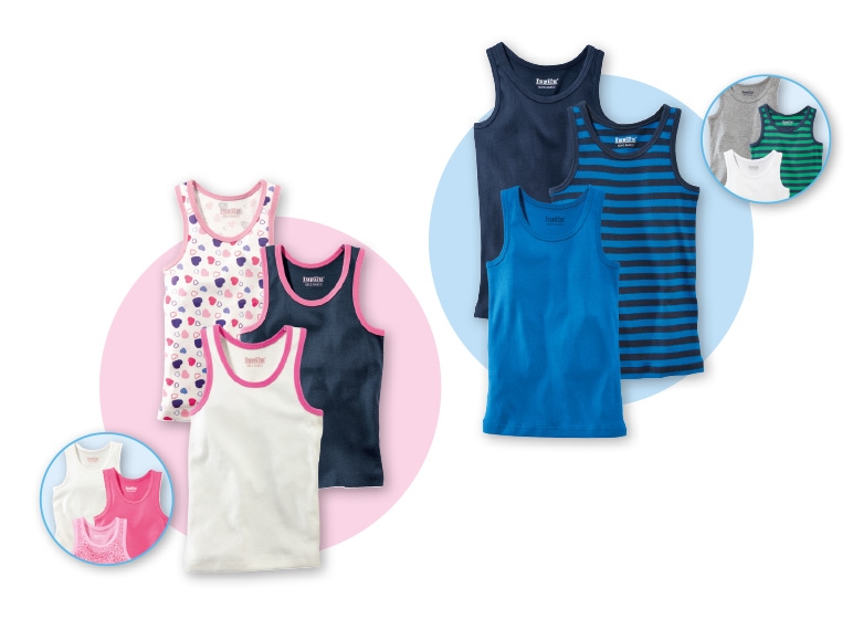 Lupilu Girls' or Boys' Sleeveless Vests