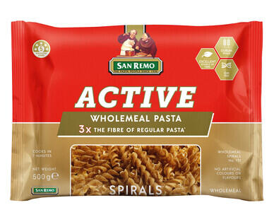 San Remo Wholemeal Spirals