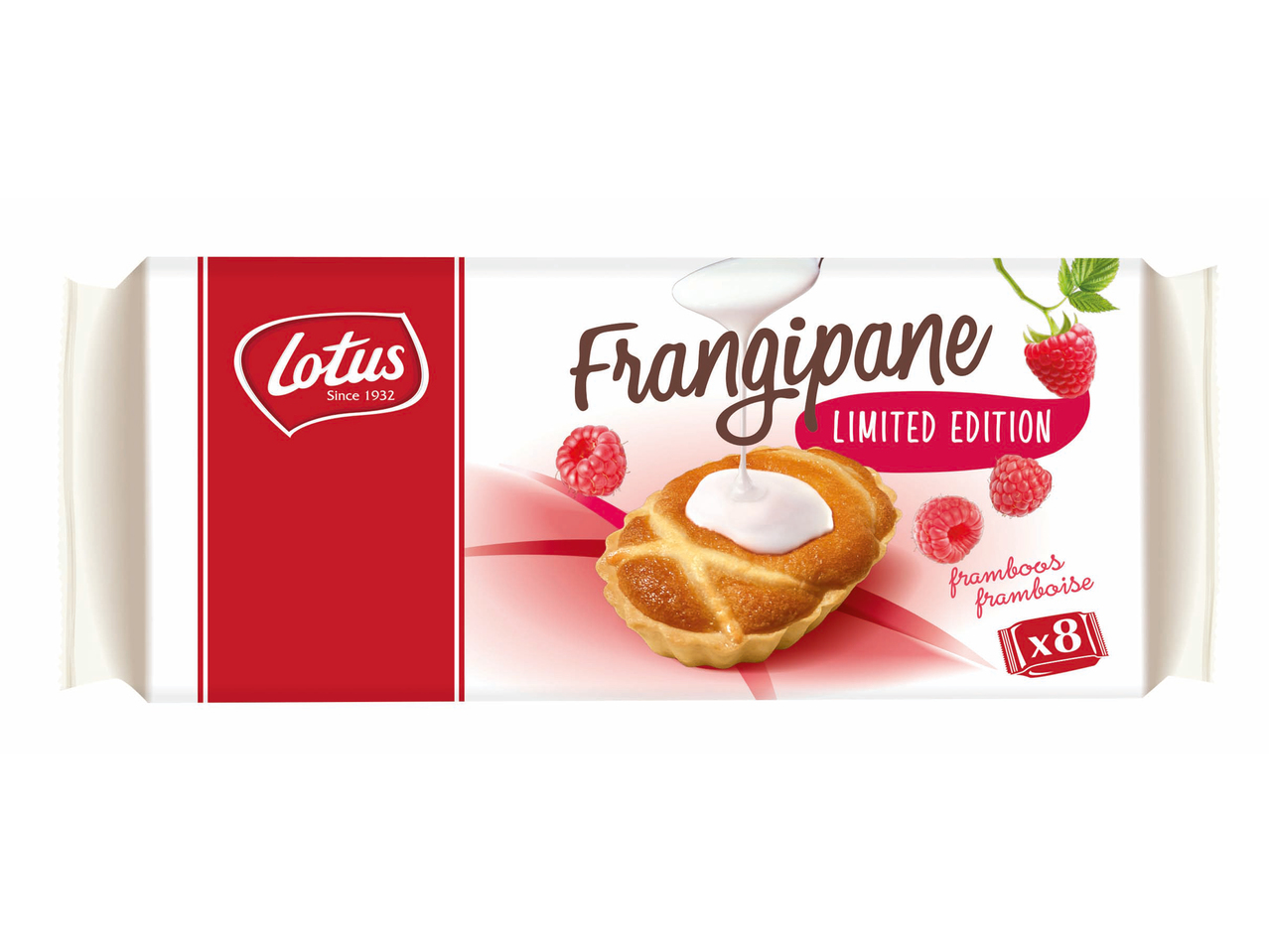 Frangipane met framboos