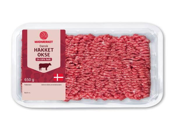 Hakket oksekød eller hakket økologisk oksekød