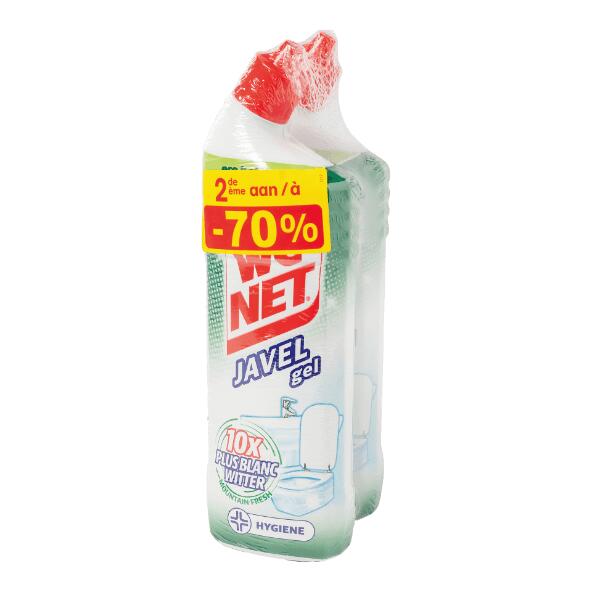 WC NET(R) 				Gel mit Chlorbleiche, 2 St.