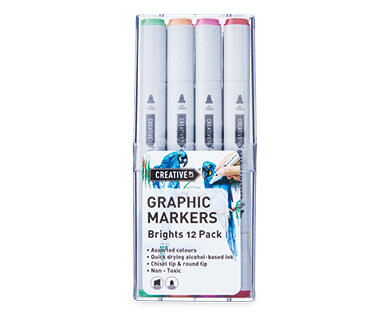 Graphic Ink Markers 12pk