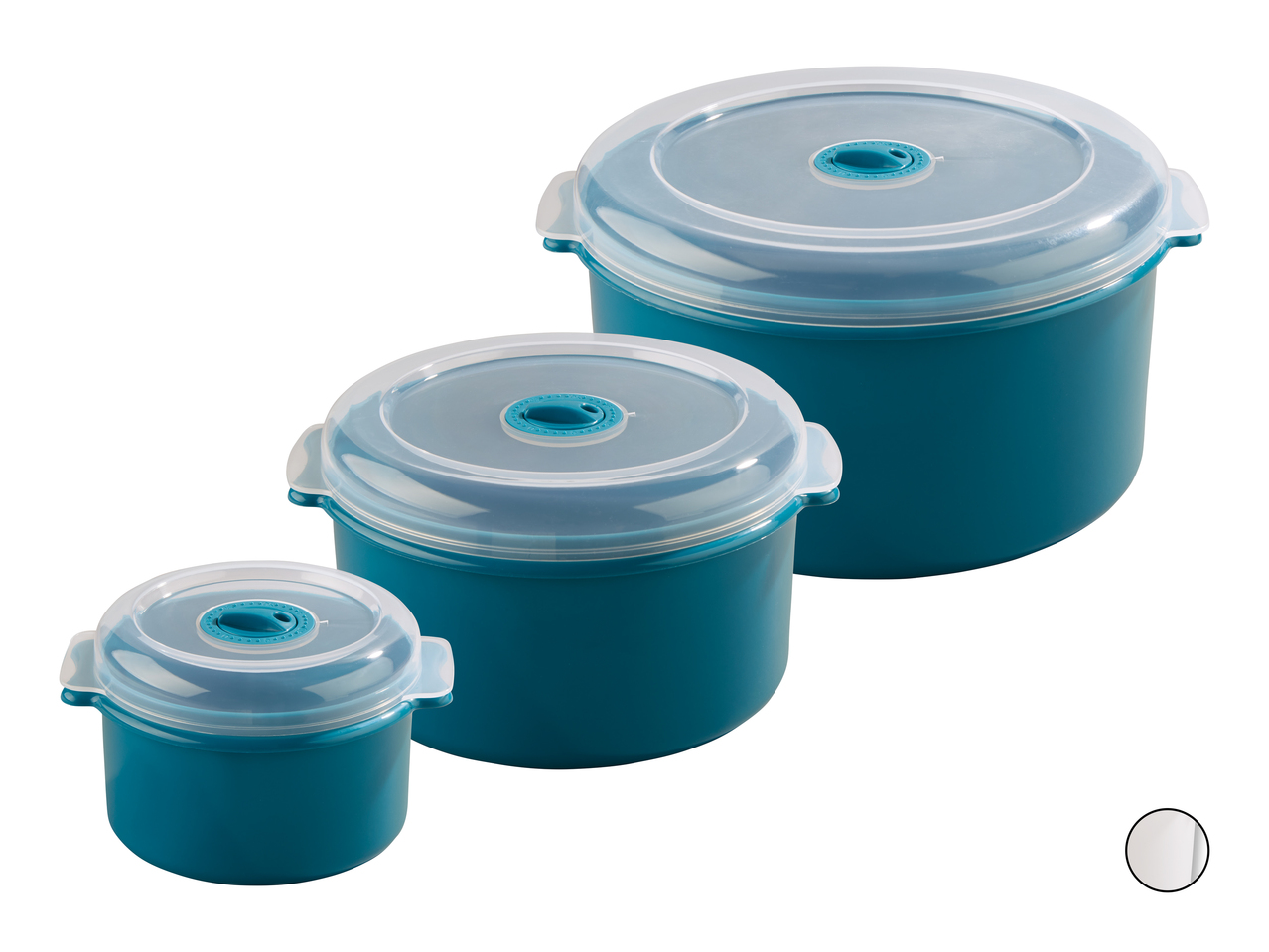 Mikrowellen-Dosen-Set, 3er