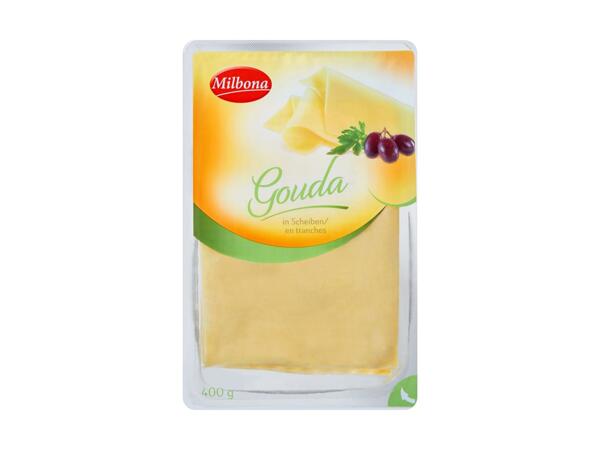 Gouda en tranches