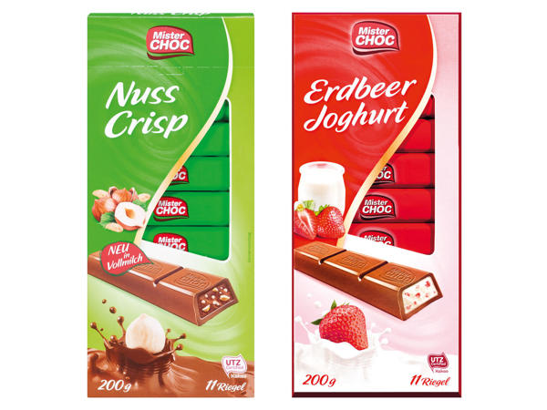 Mister Choc Schokoladenstäbchen