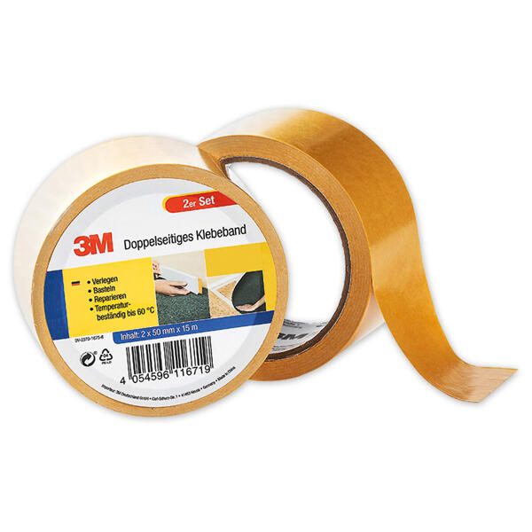 Doppelseitiges Klebeband 2er-Set