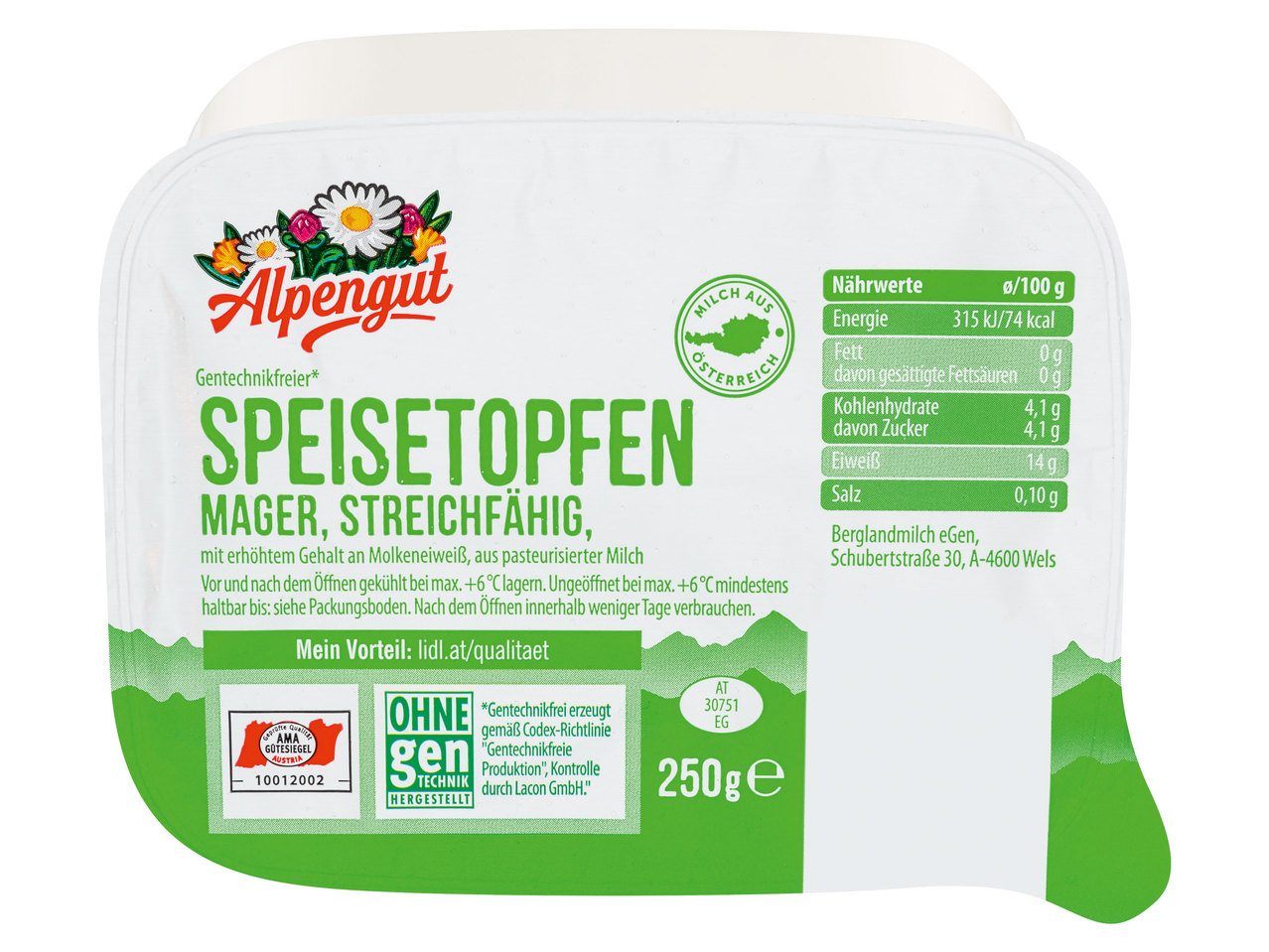 ALPENGUT Österreichischer Topfen