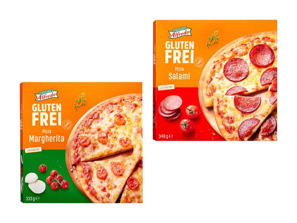 Glutenfreie Pizza Margherita/​Salami