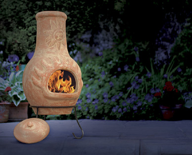 Clay Chimenea