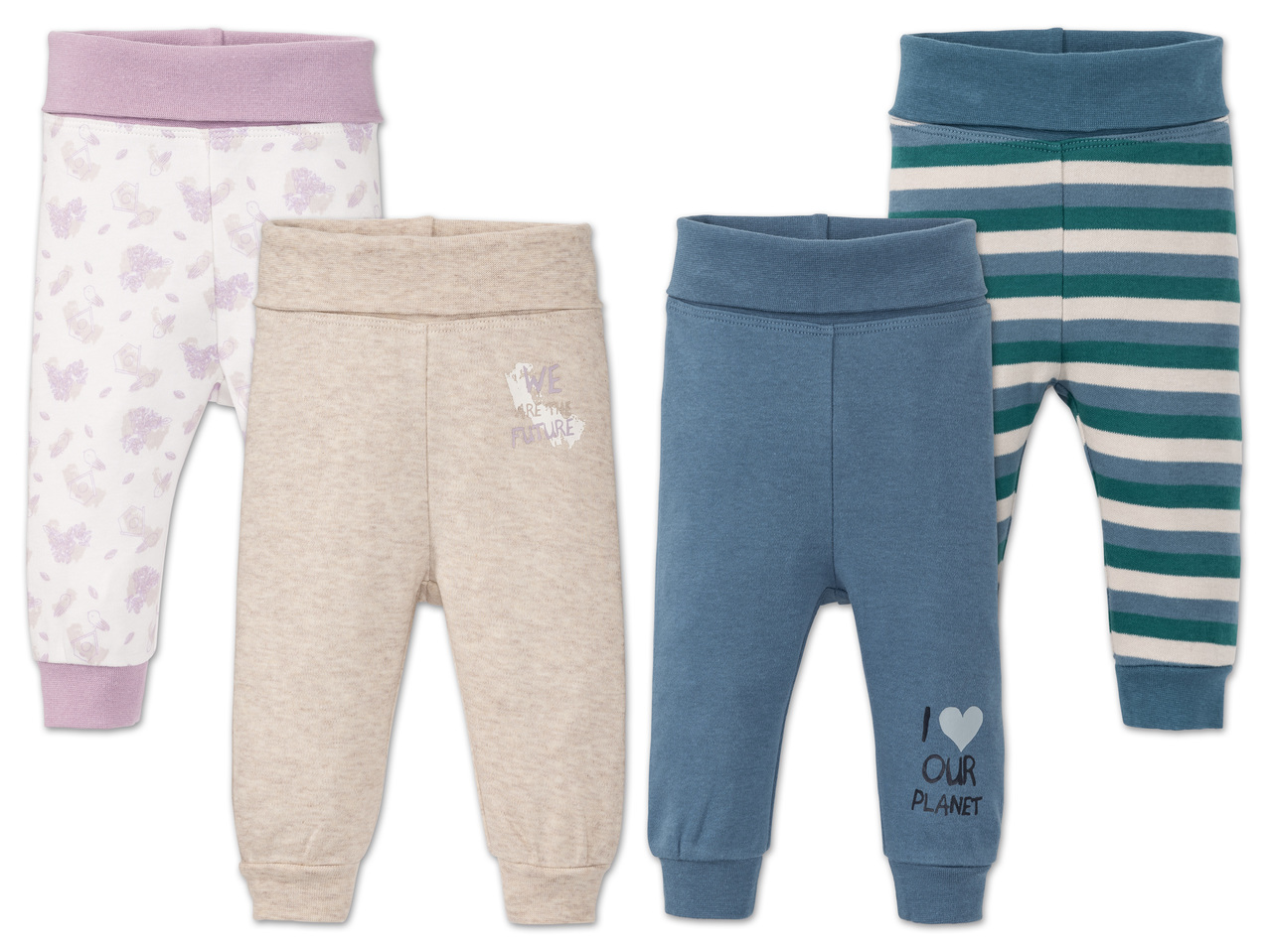 LUPILU(R)PURE COLLECTION Baby Schlupfhose, 2 Stück1