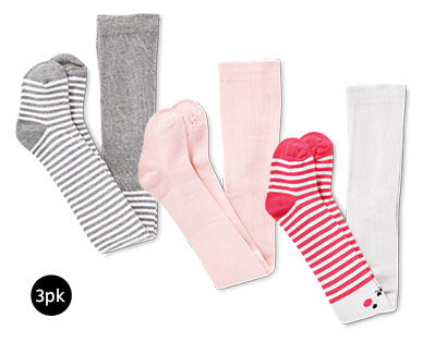 Girl's Tights 3pk/4pk
