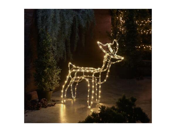 Livarno Home 3D Reindeer Rope Light Figure