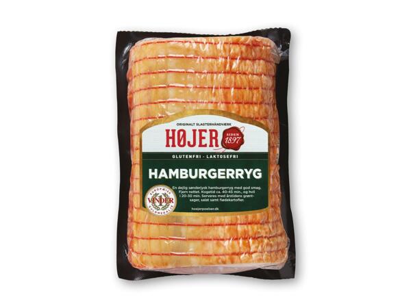 HØJER Røget bacon, hamburgerryg eller skinke